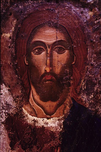 Agros, church of Panagia Agriotissa, icon of Jesus Christ.
